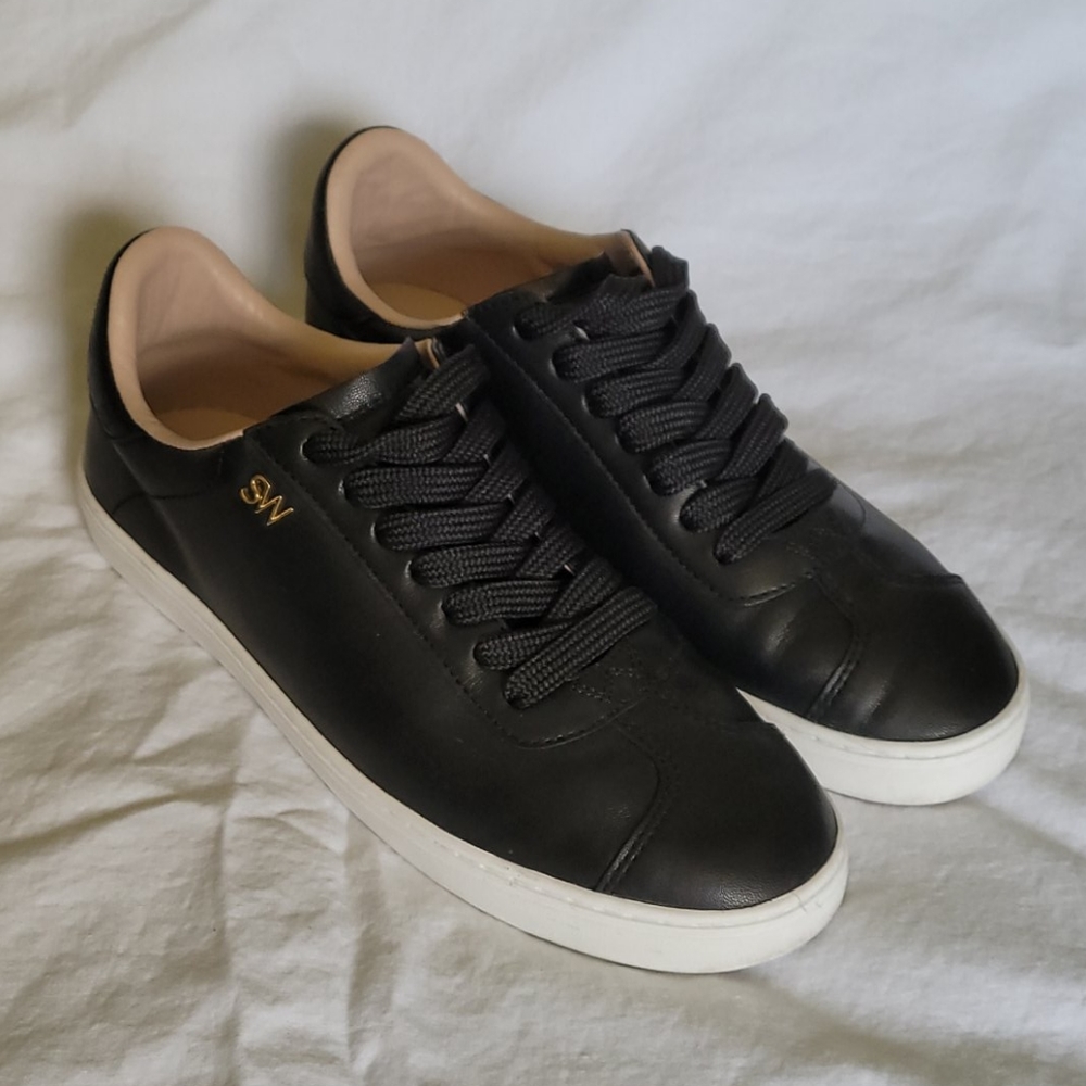 Stuart Weitzman Cristy Leather Sneaker